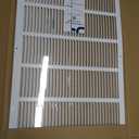 Howeall 25"W x 16"H [Duct Opening Size] Steel Return Air Grille, Air Return Vent Cover for Ceiling and Sidewall - HVAC Air Vent Covers - [Outer Dimensions: 26.75"W x 17.75"H]