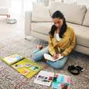 2 x Samsill Durable 3 Inch Binder, D Ring Binder, Customizable Clear View Cover, Lemon Yellow, Holds 625 Pages