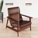 Leather Recoloring Balm, Color Restorer, Scratch Remover, Couch Paint and Repair, Leather Balm for Couches (Dark Brown)