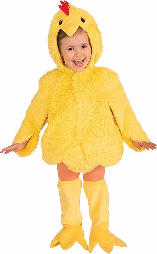 Rubies Plush Chicken Costume for Toddlers, Unisex Toddler S