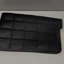 TIKNIK Silicone Dish Drying Mat, Stone Drying Mat for Kitchen Counter with Built-In Drain, Non-Slip Drain Pad with Built-in Drain, Heat Resistant Stone Drying Mat, Hangable, Black-1pc, 20" x 15"