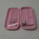 innoAura Switch 2 Carrying Case for NS Switch 2 (2025), with 9 Game Card Slots, Protective Travel Storage Case, Cute Pendant and Sticker, Pink