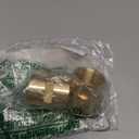2 Pack 1/2" x 1/2" NPT Coupler, Brass Female Pipe Fitting (I.D x I.D: 3/4'' x 3/4''),1/2" NPT Female