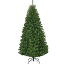 6-ft Pre-lit Artificial Christmas Tree with Multicolor LED Lights