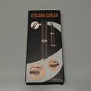 Heated Eyelash Curler - 2-in-1 Clip-Type Design, 3 Temperature Modes, USB Rechargeable Electric Eyelash Curler, Natural Curling 24H Long-Lasting Curl, Gift for Women, Brown Black A1