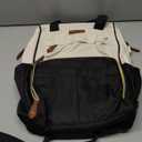 Maelstrom Travel Backpack for Women Men,Laptop Backpack Fits 15.6-17.3 Inch Laptop, Nurse/Work Bag with Insulated Lunch Box (Black-beige) (Standard)