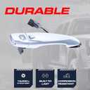 Master Tailgaters Exterior Door Handle Chrome Replacement for Nissan Murano (2015-2024), Rogue (2014-2024) OE Part # 80640-4BA1C, 80640-4BA0B | Front Left Driver Side w/Keyhole