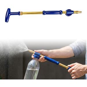 Jet Nozzle Power Washer for Garden Hose,Extendable Jet Nozzle Power Washer,2-in-1 High Pressure Washer Tool with Dual High-Pressure Nozzles and Hose Quick (Single)