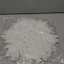 Sratte 12 Pcs Large Glitter Snowflakes Ornaments 12" Plastic Giant Winter Christmas Hanging Decor Oversized Snowflakes Ornaments for Indoor Outdoor (White)