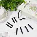 ANATTASOUL 5 Paris Anti-Slip Elastic Comfort Eyeglasses Temple Tips Sleeve, Fabric Glasses Ear Grip, Soft and Well-Fitting Glasses Ear Cushion, Knitting Eyeglass Ear Grips, Glasses Accessories