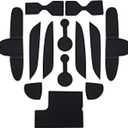 LUWU for 2025 Palisade Accessories - for 2023 2024 2025 Hyundai Palisade SE/SEL/XRT/Limited/Calligraphy Door Slot Mats Cup Holder Insert Coaster Center Console Liners Mats Black Trim - 13 PCS/Sets