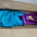 Forearm Crutches Pair Folding Forearm Crutches Anti-Drop Cuff Reduces The Hassle of Picking Up Forearm CrutchComfortable Grip and Wear-Resistant, Non-Slip Forearm Crutches (Violet)