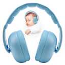 Baby Headphones for Noise - [Upgraded Friendly Version] Infant Ear Muffs Noise Protection - Toddler Noise Cancelling Headphones - Baby Ear Protection for 3 Months to 3 Years (Blue)