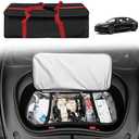 BestEvMod Frunk Organizer Compatible with 2024 2025 Refreshed Tesla Model 3 Highland Insulated Cooler Bag Waterproof Front Trunk Premium Leakproof Heavy Duty Bags Adjustable Dividers