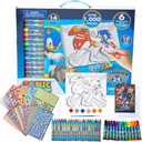 Innovative Designs Sonic The Hedgehog Creative Coloring Canvas Painting and Activity Set for Kids, 1000+ pcs