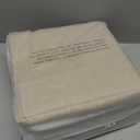  Collapsible Fabric Storage Cubes 11x11 Cube Storage Bins, 4 Pack Closet Baskets Box with Handles for Organizing, Shelf, Toys, Clothes, Home, Office, Nursery (Beige & White)