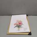 TwoDays Flower Bouquet Handprint Art Craft DIY Kit, Unique Gifts for Mom From Daughter or Son for Mother's Day Birthday Christmas, Gift for Grandma.(12" X 16", With Wood Frame)