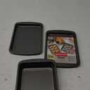 Goodcook 3 Piece Toaster Oven Set Sheet Pan 8.4 x 6.5" Crisper Pan 8.4 x 6.5" Cake Pan 8.4 x 6.5"