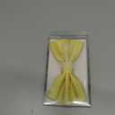 STACY ADAMS mens Satin Solid Bow TieBow Tie (One Size, Banana)