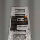 1 Pack BESTTEN 5-Gang Screwless Wall Plate, Decorator Outlet Cover, USWP4 Glossy Off White, Decor Face Plate for Light Switch, Dimmer, GFCI, USB Receptacle, H4.69 x W10.18, ETL Listed