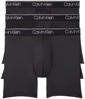 Calvin Klein Men's Microfiber Stretch 3-Pack Boxer Brief S