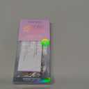 BTArtbox Press On Nails Almond - 3D Design Black Medium Press On Nails with Glue for Women, Opaque Soft Gel Glue On Nails in 15 Sizes - 30 Stick On Nails Kit, Gothic Chains