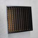 MinBoo Bamboo Marker Organizer Wooden Art Supply Storage Organizer Rack Art Markers Pens Colored Pencils Paint Brushes Stationary Organizer Holder (Black, Rack for 144 Markers)