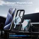ESR for iPhone 15 Pro Case, Compatible with MagSafe, Military-Grade Protective Case, Built-in Stash Stand Phone Case, Scratch-Resistant Back Cover, Classic Series, Clear Black