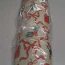 Coquette Pink and Red Christmas Door Mat, Preppy Christmas Tree Candy Cane Holiday Doormat Indoor Outdoor Entrance Entryway, Girly Xmas Holiday Welcome Mats for Front Door Outside, 17x30 Inches