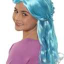 CGH Cute Girls Hairstyles! Wig - Turquoise Wavy Hair Style & Wear Wig