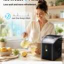 Silonn Nugget Ice Maker with Carry Handle, 36 lbs/24H