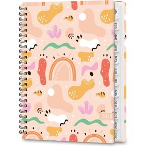 2 x 2026 Planner, Weekly and Monthly Calendar Agenda Planner, Jan 2026 - Dec 2026, Academic Planning Book, Desk Accessories and School Supplies for Women & Men - A5 (6.3" x 8.5") (Colorful Capers)