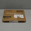 SONGMICS Cabinet Organizer Shelf, Set of 2 Kitchen Counter Shelves, Kitchen Storage, Spice Rack, Stackable, Expandable, Metal and Engineered Wood, Cream White UKCS002W02 (11.7"W)