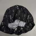Unisex Adjustable Scrub Caps Elastic Surgical Cap for Men Women Nurse Working Cap with Sweatband (Black)