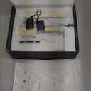 SMONET Smart Keyless Entry Door Lock,Fingerprint Brass Smart Deadbolt with App Control,Electronic Touchscreen Keypad Biometric Smart Locks for Front Door,Gold