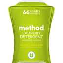 Method Liquid Laundry Detergent, Coconut + Cactus Water, 66 Loads Per Bottle, Stain Remover, 53.5 Fl Oz (Pack of 1)