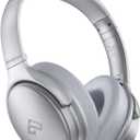 INFURTURE Over Ear Headphones Active Noise Cancelling Headphones,H1 Bluetooth Headphones, Deep Bass Headset, Low Latency, 90H Playtime, Foldable Headphone for Sport Running Cool Gadgets Gift (Silver)