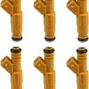JDMON Fuel Injectors Compatible with Jeep Cherokee XJ 1989-1998 Grand Cherokee1993-1998 Wrangler 1991-1998 Comanche 1987-1992 4.0L 0280155710 0280155700