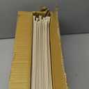XINGIA Wheat Straw Plastic Hanging File Folders Legal Size,1 Inch Expansion,Extra Capacity Hanging Folder with Tabs,12 Pack Heavy Duty Filing Cabinet Folders for Large Bulky Files(Morandi Beige)