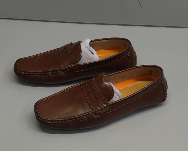 Jousen Milan Men's Shoes Penny Loafers Size , Men shoes, Brown, Size 10