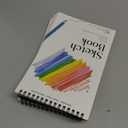 4 Pack Small Sketch Books, 5.5 x 8.5 Inch Mini Sketchbook, 68lb/100gsm Spiral Bound Small Sketch Pad, Acid Free Art Supplies Drawing Painting Sketchbook for Kids, Beginners, Artists & Easter Gift