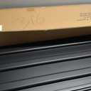 Yuzzy Slat Wall Paneling 4 x 4ft, Garage Slatwall Panel Wall Storage Systems, Heavy Duty PVC Garage Wall Organization (Black)