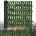 Artificial Ivy Privacy Fence Screen: 60"x 120" (50 Sqft) Anti-Ultraviolet Artificial Hedge Grass Wall, Used for Indoor and Outdoor Green Background, Garden Greening Decoration