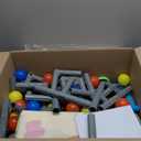 Baby Playpen with Mat, 50x50 Inch Playpen with Mat Waterproof for Babies and Toddlers Play Pen Playards Safety Gate Fence Active Center Indoor (Dark Grey + Mat)