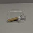 2-in-1 Bird Perch with Removable Tray | Suction Cup Bird Perch with Locking Guard & Feeder Tray | for Small and Medium Birds Like Parakeets, Cockatiels, Lovebirds, Conures(Clear,Medium)