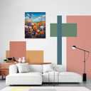 Flowers Paint by Numbers Kit for Adults Beginner Floral Oil Painting Kit Adult Paint by Number Kits on Canvas Wildflower DIY Painting for Beginners Art by Numbers for Gifts Home Wall Decor 16x20 Inch (YF037)