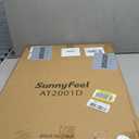 SUNNYFEEL Folding Camping Table - Lightweight Aluminum Portable Picnic Table, 18.5x18.5x24.5 Inch for Cooking, Beach, Hiking, Travel, Fishing, BBQ, Indoor Outdoor Small Foldable Camp Tables