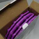 JKSHMYT Weighted Hula Circle Hoops for Adults Weight Loss, Infinity Fitness Hoop Plus Size 47 Inch, 24 Detachable Links, Exercise Hoop Suitable for Women and Beginners (Purple)