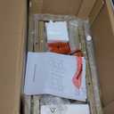 Bar Stools Set of 2, Counter Height Bar Stools for Kitchen Island, 24 Inch Modern White & Gold Saddle Backless Barstools, Counter Stool with Metal Base & Thick Saddle Seats(White+Gold)