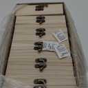 Juvale Unfinished Wooden Boxes for Crafts with Hinged Lids and Front Clasps for Jewelry, Crafts, Storage (6x4x2 In Wooden Box) 6 Pack